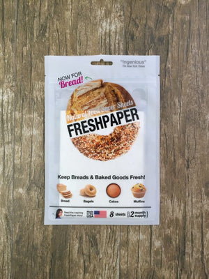 FreshPaper for Preserving Bread, Pastries, Cakes and Biscuits - Pack of 8 Sheets - 2tech ltd