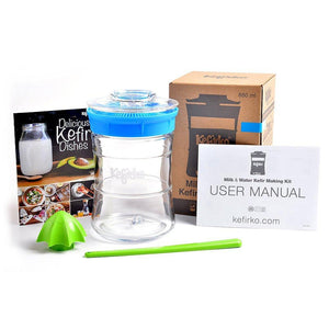 KEFIRKO Fermenter Kit - Easily Brew your own Milk or Water Kefir - 2tech ltd