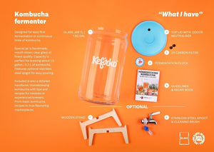 Kefirko Kombucha Fermenter Kit - 2tech ltd