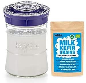 Kefirko Milk Kit 848ml with Organic Grains - 2tech ltd