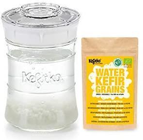 Kefirko Water KEFIR Kit 848ml with Organic Grains - 2tech ltd