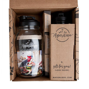 ReCAP Mason Jars The Art of Aperitivo: Italian Happy Hour Fermenting Gift Set - 2tech ltd